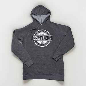 Anheuser Busch The Crazy Ones On‎ Premise Gray Hoodie Sweater Size Large